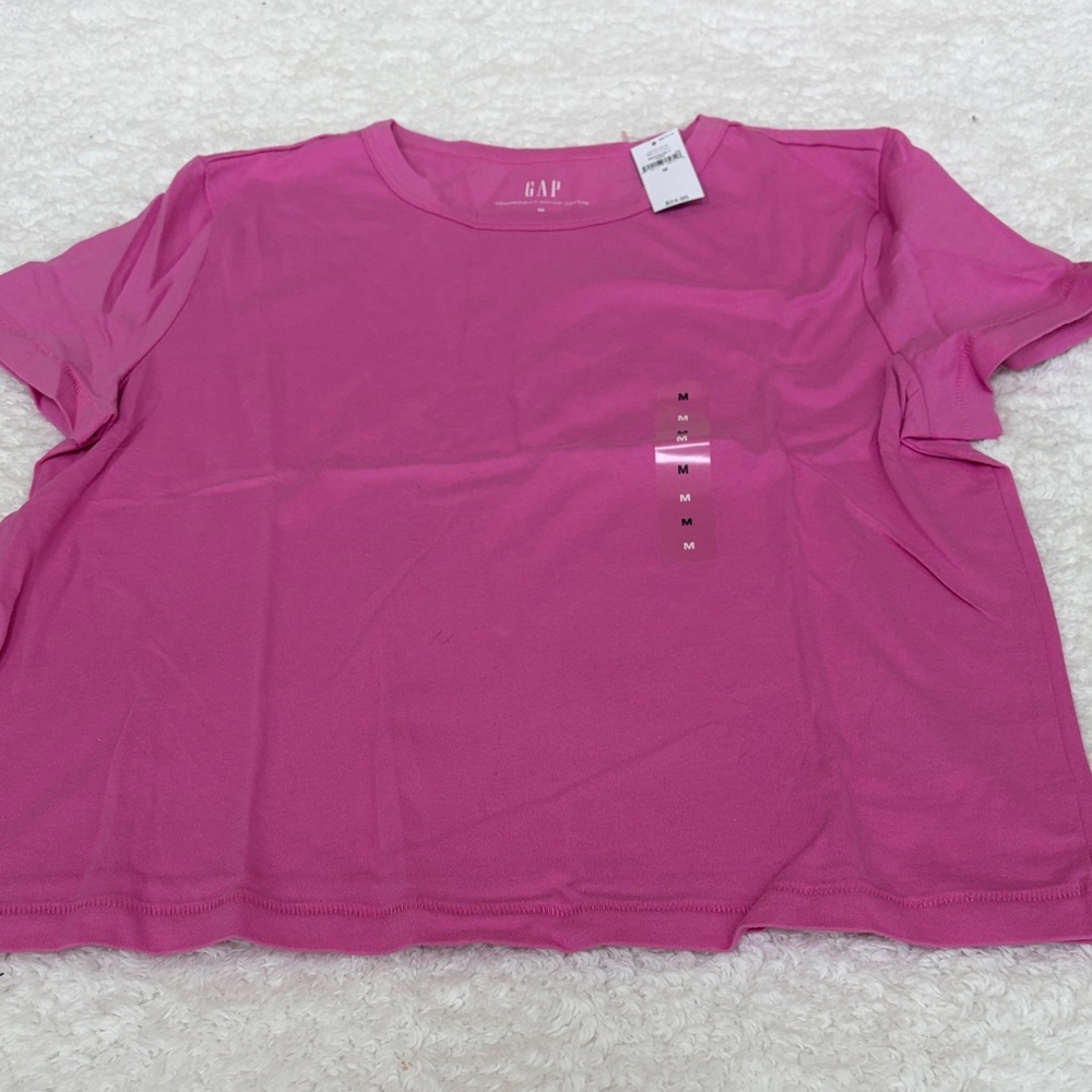 GAP Women's Bright Pink Short Sleeve Tee